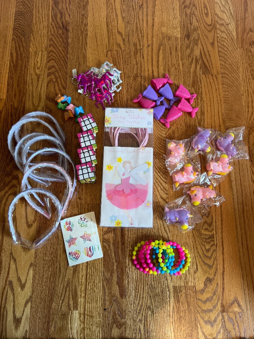 Meri Birthday Party Fairy Favor Bags with Lot of Toy Filler